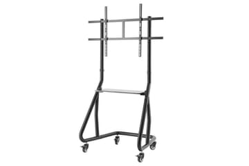 TV-stativ Hama Trolley Opptil 100 Svart - Svart - Møbler - TV- & Mediamøbler - Mediestativ & veggfeste - TV-veggfeste