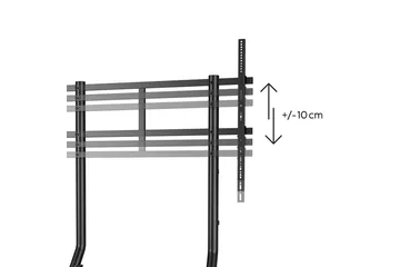 TV-stativ Hama Trolley Opptil 100 Svart - Svart - Møbler - TV- & Mediamøbler - Mediestativ & veggfeste - TV-veggfeste