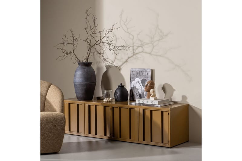 TV-stativ Level - Honninggul - Møbler - TV- & Mediamøbler - TV benk & mediabenk