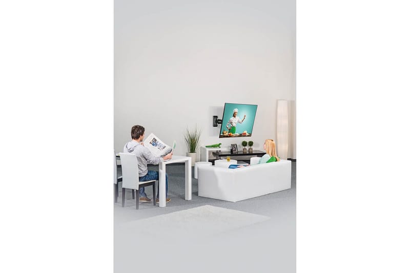 TV Veggfeste Hama VESA Full Motion Opptil 65 Easy Fix Svart - Møbler - TV- & Mediamøbler - Mediestativ & veggfeste - TV-veggfeste
