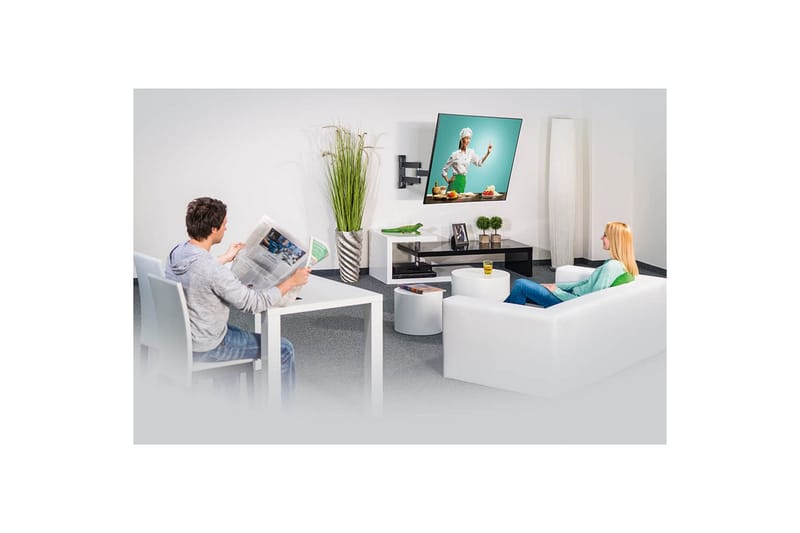 TV Veggfeste Hama VESA Full Motion Opptil 65 Maks 25kg Svart - Møbler - TV- & Mediamøbler - Mediestativ & veggfeste - TV-veggfeste