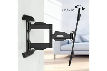 TV-veggfeste Hama VESA Full Motion Svart - Svart - Møbler - TV- & Mediamøbler - Mediestativ & veggfeste - TV-veggfeste