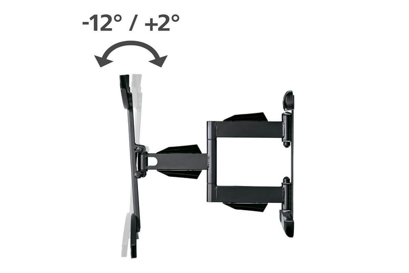 TV-veggfeste Hama VESA Full Motion Svart - Svart - Møbler - TV- & Mediamøbler - Mediestativ & veggfeste - TV-veggfeste