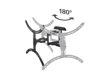 TV-veggfeste Hama VESA Full Motion Svart - Svart - Møbler - TV- & Mediamøbler - Mediestativ & veggfeste - TV-veggfeste