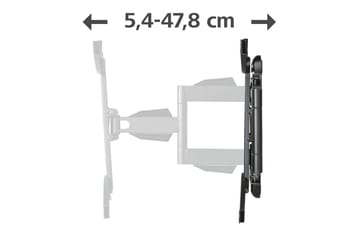 TV-veggfeste Hama VESA Full Motion Svart - Svart - Møbler - TV- & Mediamøbler - Mediestativ & veggfeste - TV-veggfeste