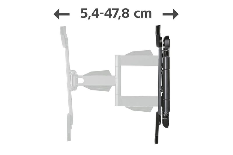 TV-veggfeste Hama VESA Full Motion Svart - Svart - Møbler - TV- & Mediamøbler - Mediestativ & veggfeste - TV-veggfeste