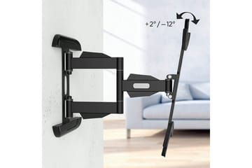 TV-veggfeste Hama VESA Full Motion Svart - Svart - Møbler - TV- & Mediamøbler - Mediestativ & veggfeste - TV-veggfeste