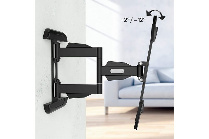 TV-veggfeste Hama VESA Full Motion Svart - Svart - Møbler - TV- & Mediamøbler - Mediestativ & veggfeste - TV-veggfeste