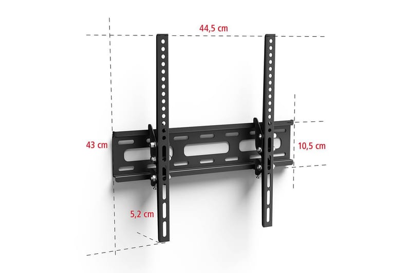 TV Veggfeste Hama VESA Tilt Opptil 75 Svart - Møbler - TV- & Mediamøbler - Mediestativ & veggfeste - TV-veggfeste