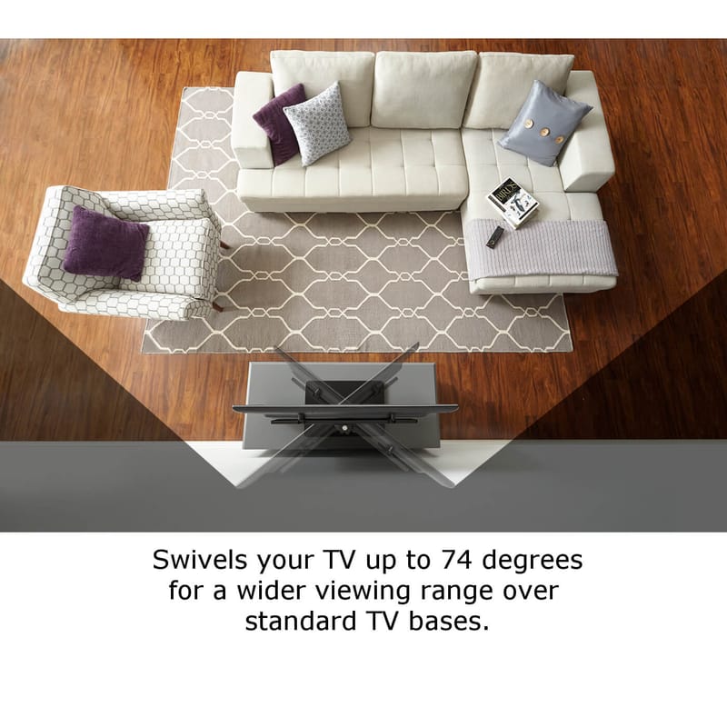 TV-stativ Sanus 32–60 svingbar Vesa 600x400 svart - Svart - Møbler - TV- & Mediamøbler - Mediestativ & veggfeste - TV-veggfeste