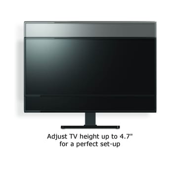 TV-stativ Sanus 32–60 svingbar Vesa 600x400 svart - Svart - Møbler - TV- & Mediamøbler - Mediestativ & veggfeste - TV-veggfeste