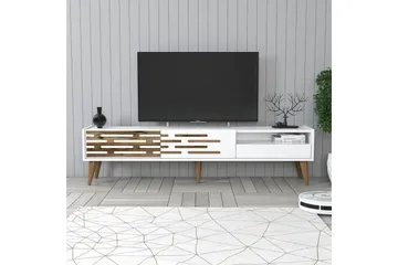 Valensiya TV-benk 180 cm - Hvit - Møbler - TV- & Mediamøbler - TV benk & mediabenk