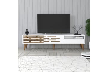 Valensiya TV-benk 180 cm - Hvit - Møbler - TV- & Mediamøbler - TV benk & mediabenk