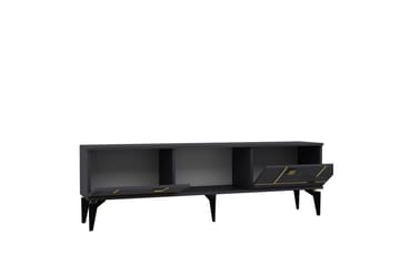 Varno TV-benk 150 cm - Antrasitt/Gull - Møbler - TV- & Mediamøbler - TV benk & mediabenk