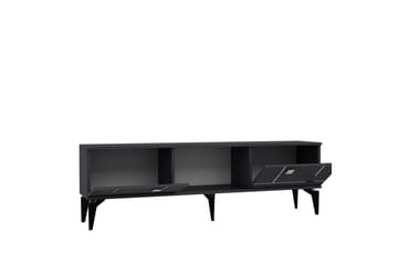 Varno TV-benk 150 cm - Antrasitt/Sølv - Møbler - TV- & Mediamøbler - TV benk & mediabenk