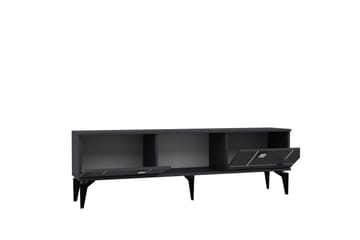 Varno TV-benk 150 cm - Antrasitt/Sølv - Møbler - TV- & Mediamøbler - TV benk & mediabenk