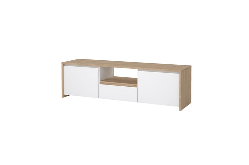 Varun TV-stativ 51 cm - Hvit/Rødfarget tre - Møbler - TV- & Mediamøbler - Mediestativ & veggfeste - TV-veggfeste