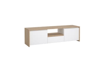 Varun TV-stativ 51 cm - Hvit/Rødfarget tre - Møbler - TV- & Mediamøbler - Mediestativ & veggfeste - TV-veggfeste