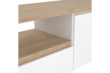 Varun TV-stativ 51 cm - Hvit/Rødfarget tre - Møbler - TV- & Mediamøbler - Mediestativ & veggfeste - TV-veggfeste