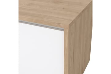 Varun TV-stativ 51 cm - Hvit/Rødfarget tre - Møbler - TV- & Mediamøbler - Mediestativ & veggfeste - TV-veggfeste