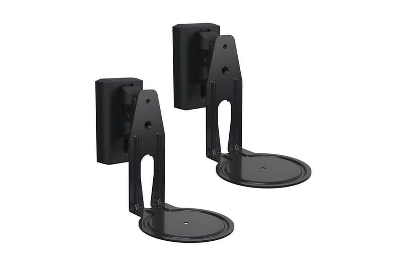 Veggfeste Sanus for Sonos Era 100 2 Deler - Svart - Møbler - TV- & Mediamøbler - Mediestativ & veggfeste - Høyttalerstativ