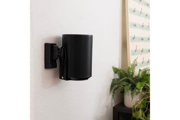 Veggfeste Sanus for Sonos Era 100 2 Deler - Svart - Møbler - TV- & Mediamøbler - Mediestativ & veggfeste - Høyttalerstativ