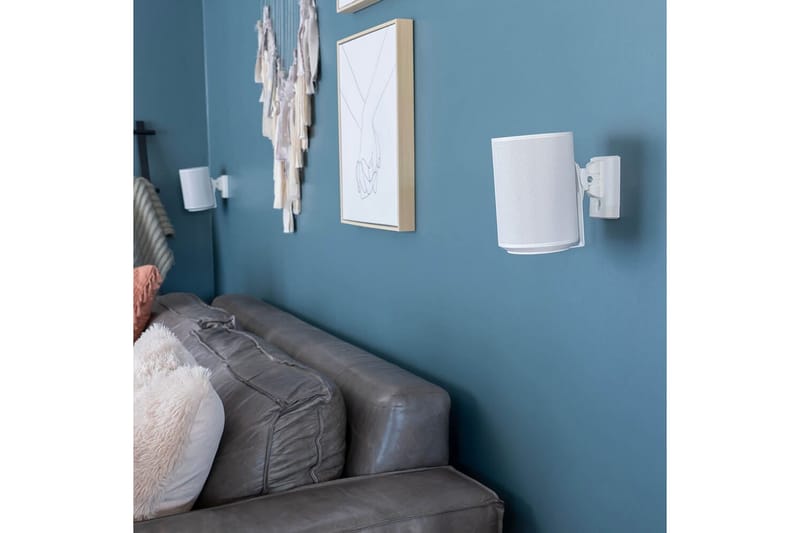Veggfeste Sanus for Sonos Era 100 Hvit - Hvit - Møbler - TV- & Mediamøbler - Mediestativ & veggfeste - Høyttalerstativ