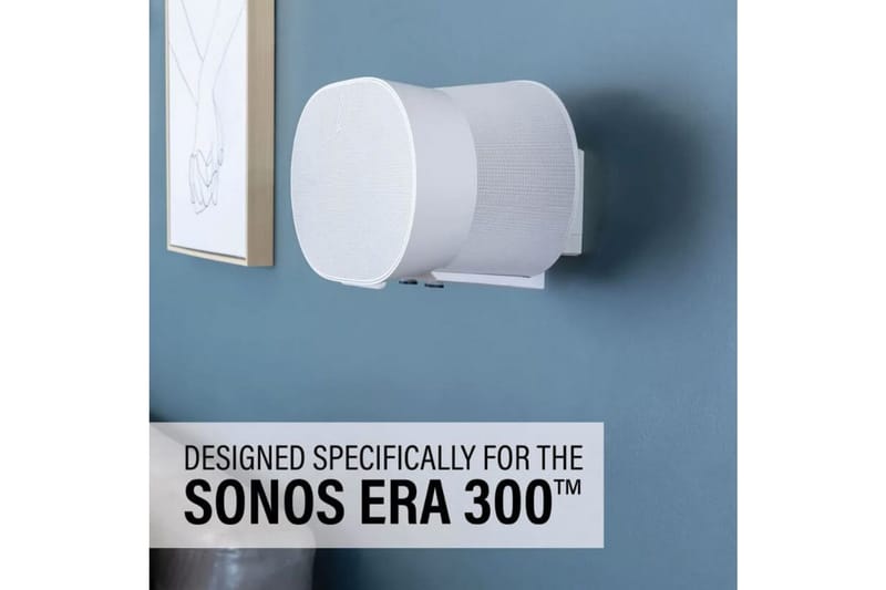 Veggfeste Sanus for Sonos ERA 300 2 deler Hvit - Hvit - Møbler - TV- & Mediamøbler - Mediestativ & veggfeste - Høyttalerstativ