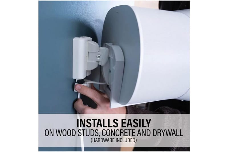 Veggfeste Sanus for Sonos Era 300 2 Deler - Hvit - Møbler - TV- & Mediamøbler - Mediestativ & veggfeste - Høyttalerstativ