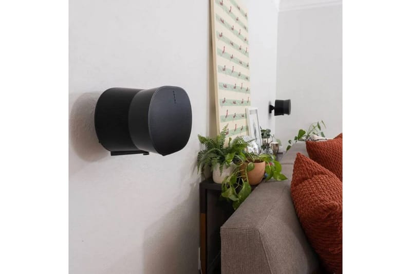 Veggfeste Sanus for Sonos ERA 300 2 deler Svart - Svart - Møbler - TV- & Mediamøbler - Mediestativ & veggfeste - Høyttalerstativ