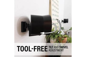 Veggfeste Sanus for Sonos Era 300 2 Deler - Svart - Møbler - TV- & Mediamøbler - Mediestativ & veggfeste - Høyttalerstativ