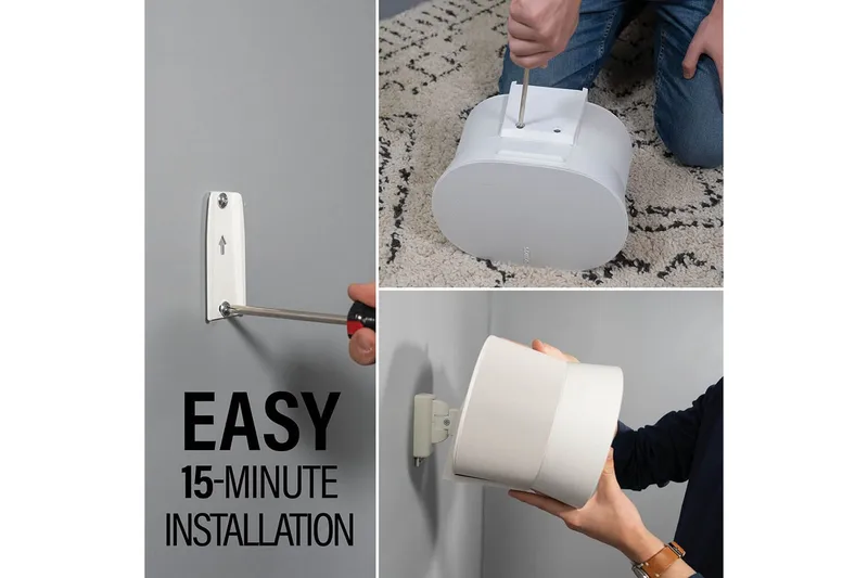 Veggfeste Sanus for Sonos Era 300 - Hvit - Møbler - TV- & Mediamøbler - Mediestativ & veggfeste - Høyttalerstativ