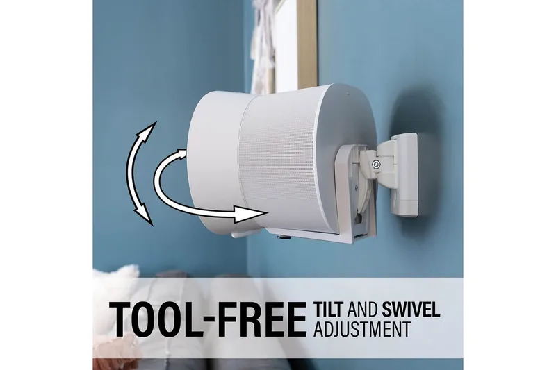 Veggfeste Sanus for Sonos Era 300 - Hvit - Møbler - TV- & Mediamøbler - Mediestativ & veggfeste - Høyttalerstativ