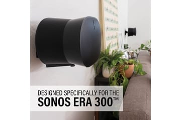 Veggfeste Sanus for Sonos ERA 300 Svart - Svart - Møbler - TV- & Mediamøbler - Mediestativ & veggfeste - Høyttalerstativ