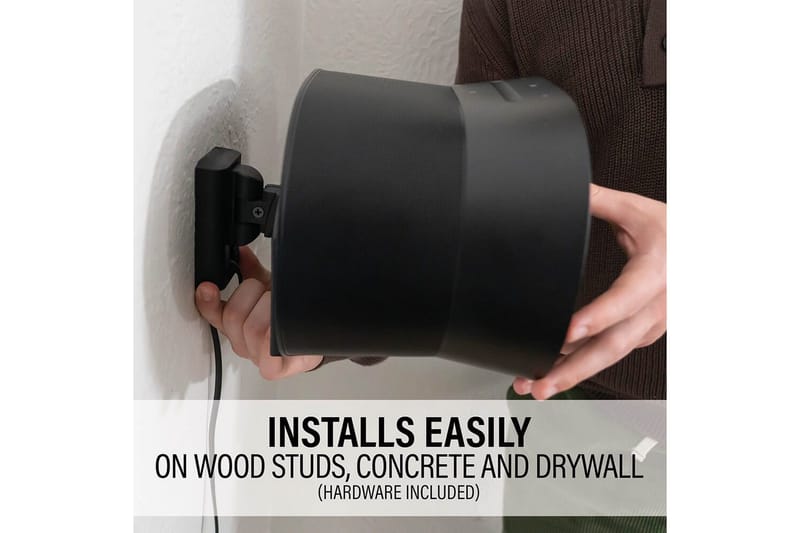Veggfeste Sanus for Sonos Era 300 - Svart - Møbler - TV- & Mediamøbler - Mediestativ & veggfeste - Høyttalerstativ