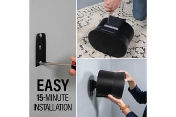 Veggfeste Sanus for Sonos Era 300 - Svart - Møbler - TV- & Mediamøbler - Mediestativ & veggfeste - Høyttalerstativ