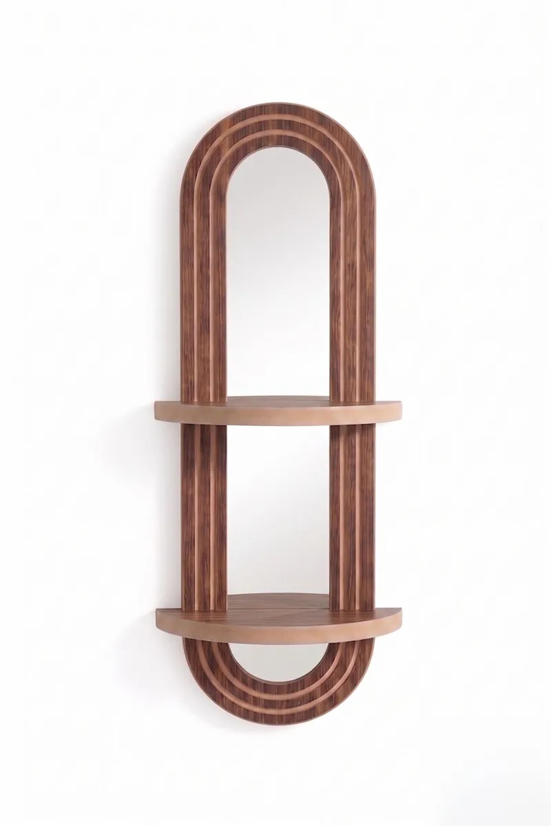 Vegghylle Homitis Armona Wall VI (26 x 70 x 13 cm) Wenge Mörkbrun, Brun