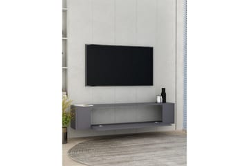 Veyra TV-benk 120x26 cm - Antrasitt - Møbler - TV- & Mediamøbler - Mediestativ & veggfeste - TV-veggfeste