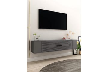 Veyra TV-benk 120x26 cm - Antrasitt - Møbler - TV- & Mediamøbler - Mediestativ & veggfeste - TV-veggfeste