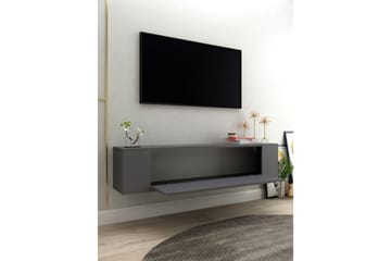 Veyra TV-benk 120x26 cm - Antrasitt - Møbler - TV- & Mediamøbler - Mediestativ & veggfeste - TV-veggfeste
