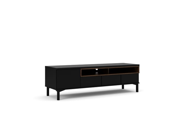 Virender TV-stativ 48 cm - Svart/Natur - Møbler - TV- & Mediamøbler - Mediestativ & veggfeste - TV-veggfeste
