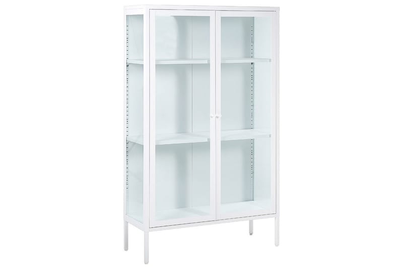 Vitrine Nash Hvit - Hvit - Møbler - TV- & Mediamøbler - Mediestativ & veggfeste - TV-veggfeste