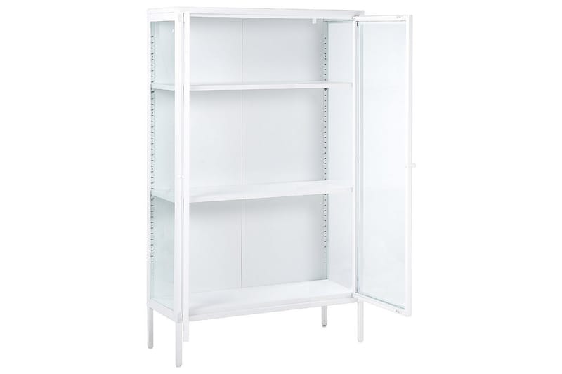 Vitrine Nash Hvit - Hvit - Møbler - TV- & Mediamøbler - Mediestativ & veggfeste - TV-veggfeste
