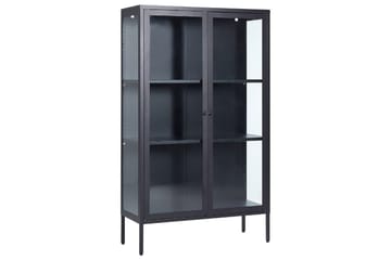 Vitrine Nash Svart - Svart - Oppbevaring - Skap - Vitrineskap