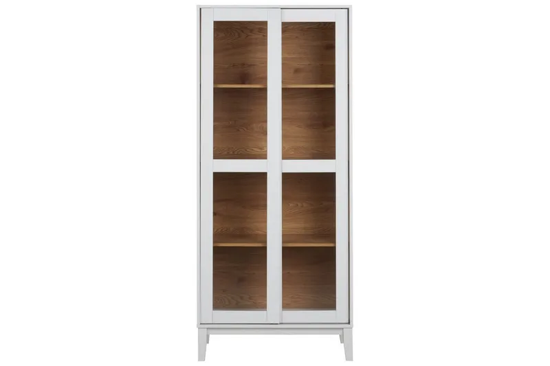 Vitrine Rumson Hvit - Hvit - Oppbevaring - Skap - Vitrineskap