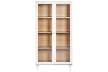 Vitrine Tingledale Hvit, lyst tre, 80x40x151 cm - Hvit, lyst tre, 80x40x151 cm - Møbler - TV- & Mediamøbler - Mediestativ & veggfeste - TV-veggfeste