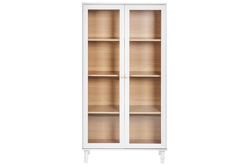 Vitrine Tingledale Hvit, lyst tre, 80x40x151 cm - Hvit, lyst tre, 80x40x151 cm - Møbler - TV- & Mediamøbler - Mediestativ & veggfeste - TV-veggfeste