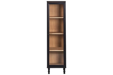 Vitrine Tingledale Sort, Lyst Tre, 40x38x150 cm - Sort, Lyst Tre, 40x38x150 cm - Møbler - TV- & Mediamøbler - Mediestativ & veggfeste - TV-veggfeste