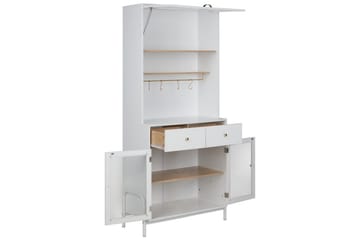 Vitrine Parlin - Oppbevaring - Skap - Vitrineskap