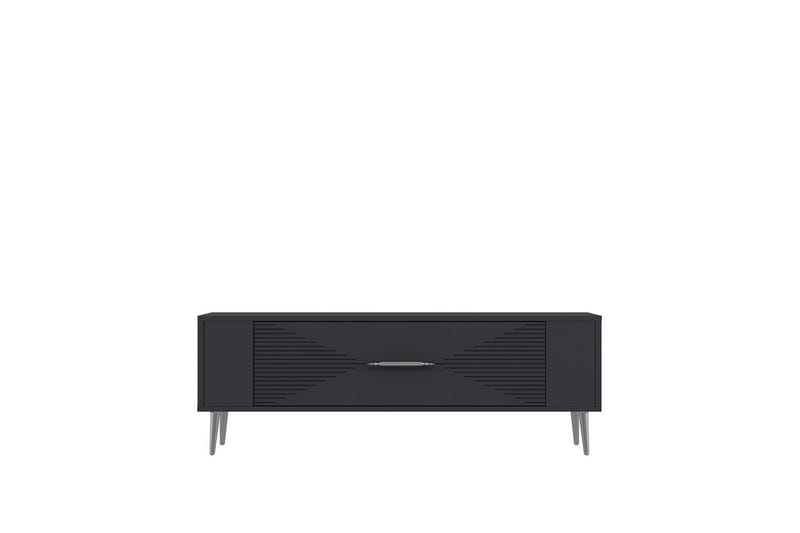 Vornis TV-benk 120 cm - Antrasitt/Sølv - Møbler - TV- & Mediamøbler - TV benk & mediabenk